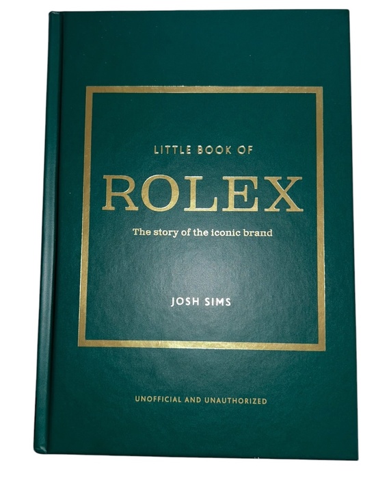 Little Book of ROLEX Josh Sims green hard back cover